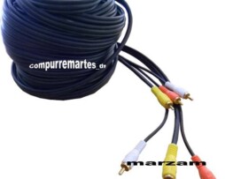 Excelente Cable Rca  Audio Y Video 15 Mts  Uso Profesional