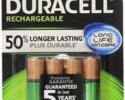 Duracell Recargable Aa  Nueva Gen Paq 4 Baterias 2500mah en Web Electro
