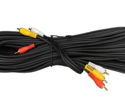 Cable Rca 3 Plug Macho A Macho Audio Y Video 15m