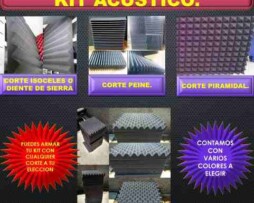 Espuma Acústica      Kit 30pz en Web Electro