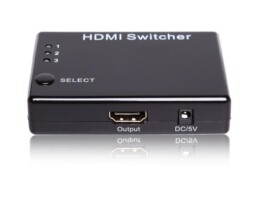 Switch Hdmi Selector 3 Entradas A 1 Salida + Control Remoto