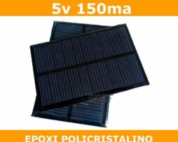 Panel Solar Celda 5v 150ma Policristalino Epoxi Pic Arduino