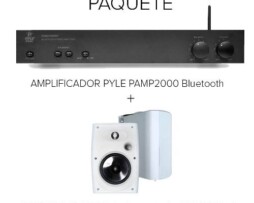 Pyle Amplificador Pamp2000 + Bocinas Elura Out 6.5 W (par) en Web Electro