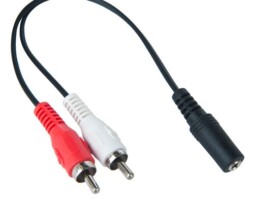 Cable Rca Macho A 3.5mm Hembra De Audio Para Xbox 360 Y Mas