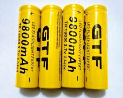 4 Baterias 18650 Pila Gif 9800 Mah Litio-ion 3.7v Recargable