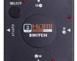 Conmutador Switch Hdmi 3 Puertos 1080p Hdtv Dvd Ps3 Pc Lapto