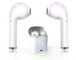 Audífonos Bluetooth Inalámbricos Estereo AirPods Con Estuche
