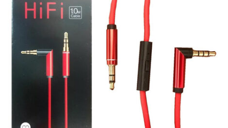 Cable Auxiliar 3.5 Plug Micrófono Manos Libres Audio Mayoreo